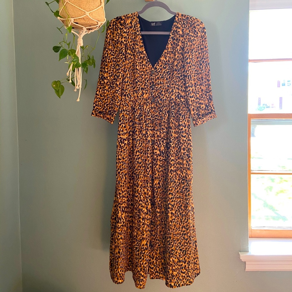 Zara Women’s Leopard Print Dress Size XS